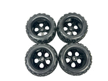 Load image into Gallery viewer, Traxxas Stampede 2WD Sporttraxx Talon Tires W Blk Chrome 12MM Hex Wheels #16320