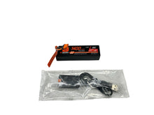 Load image into Gallery viewer, Spektrum 1400MAH 30C 2S Lipo W USB-C Smart Lipo Charger W iC2 Connector #17539