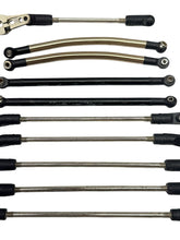 Load image into Gallery viewer, Axial SCX10 ii 2017 Jeep Wrangler Stainless Steel & Alum Link Set Of 10 #16348