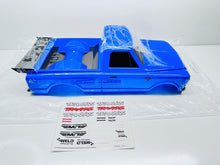 Load image into Gallery viewer, Traxxas Drag Slash Blue C10 Chevrolet Body W Wing Grill Bumper Decals #10044