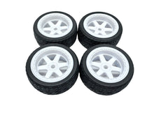 Load image into Gallery viewer, Team Associated Hoonitruck Touring Car Tires & Wheels W 12MM Hex Set Of 4 #12424