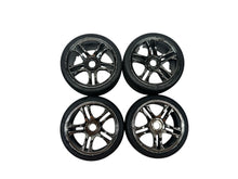 Load image into Gallery viewer, Traxxas XO-1 Supercar Belted Slick Tires W 17MM Hex Black Chrome Wheels #17269