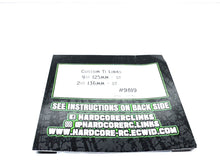 Load image into Gallery viewer, Hardcore Rc Custom Titanium Links (4) 125mm & (2) 136mm NIP Rc Part #10766