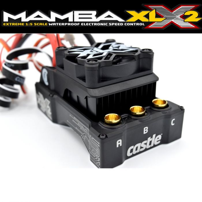 Castle Creations Mamba XLX2 8S 33.6V ESC 20A Peak BEC XLX 2