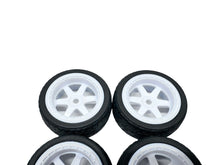 Load image into Gallery viewer, Team Associated Hoonitruck Touring Car Tires &amp; Wheels W 12MM Hex Set Of 4 #12424
