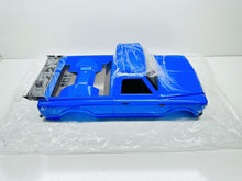 Load image into Gallery viewer, Traxxas Drag Slash Blue C10 Chevrolet Body W Wing Grill Bumper Decals #10044
