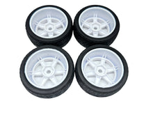 Load image into Gallery viewer, Team Associated Hoonitruck Touring Car Tires &amp; Wheels W 12MM Hex Set Of 4 #12424
