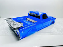 Load image into Gallery viewer, Traxxas Drag Slash Blue C10 Chevrolet Body W Wing Grill Bumper Decals #10185
