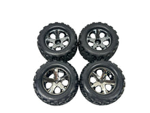 Load image into Gallery viewer, Traxxas Stampede 2WD Sporttraxx Talon Tires W Blk Chrome 12MM Hex Wheels #16320
