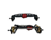 Load image into Gallery viewer, Axial AR45 Front &amp; Rear Portal Axles W Treal &amp; Supershafty Brass Rc Part #16536
