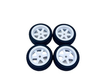 Load image into Gallery viewer, Team Associated Hoonitruck Touring Car Tires &amp; Wheels W 12MM Hex Set Of 4 #12424
