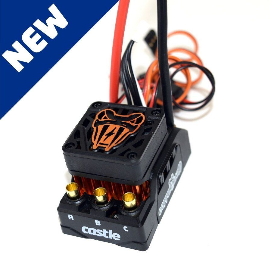 Castle Creations Copperhead 10 Waterproof 1/10 Scale Sensored Brushless ESC